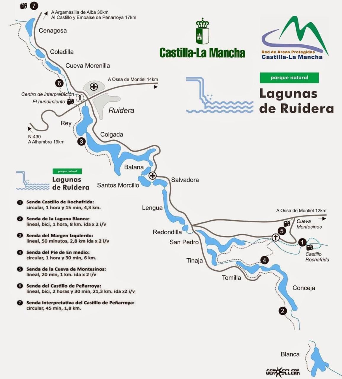 Cr Lagunas De Ruidera Sin Piscina Оса де Монтиел Екстериор снимка